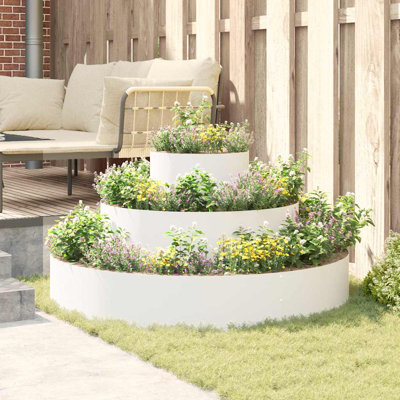 Garden Planter Anthracite 20 Cm Steel
