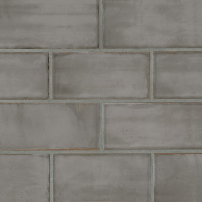 Chateau 4" x 8" Ceramic Concrete Look Subway Tile
