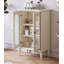 Armoire compacte à portes vitrées multiples
