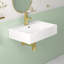Turner 24" W x 16" D Vitreous China Rectangular Wall Mount Bathroom Vessel Sink with Overflow-103144515