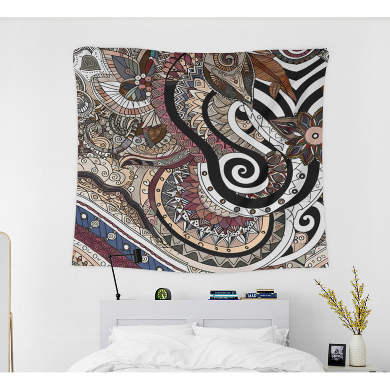 Tapisserie murale, H 88 po x l 104 po x P 1,2 po
