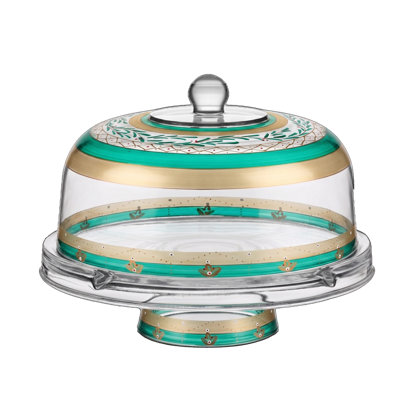 Mosaic Christmas Nahlia Cake Stand