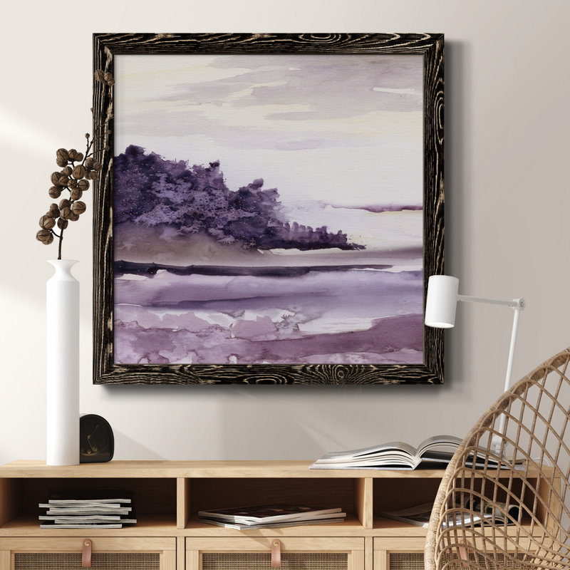 Toile avec cadre Alder Creek I-Premium - prête à être accrochée, Noir, H 27,5 po x l 27,5 po x P 1,5 po