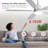  Ceiling Fans With Lights And Remote 52" Flush Mount Ceiling Fan With Noiseless Reversible Dc Motor Timer Led Ceiling Fan,white-735124740-735124763