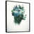 Black Floater Framed