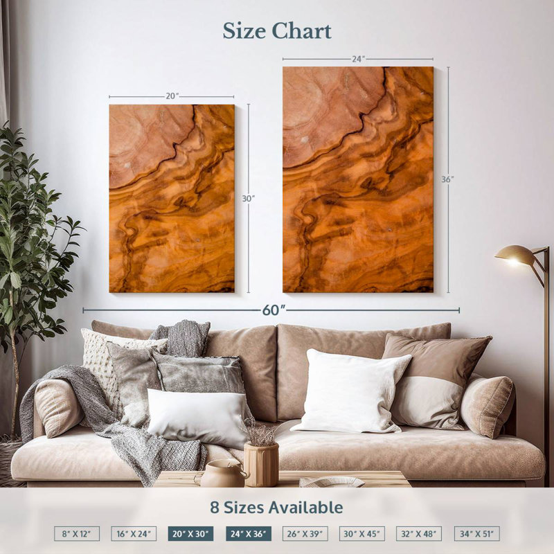 Alvord Hardwood Patterns, 36" H x 24" W