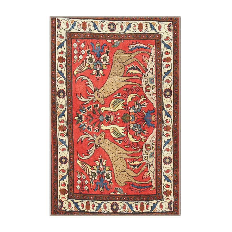 Wool Oriental Indoor Rug, Rectangle 8' x 12'