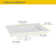 American Standard Town 19.06'' White Ceramic Rectangular Bathroom Sink with Overflow