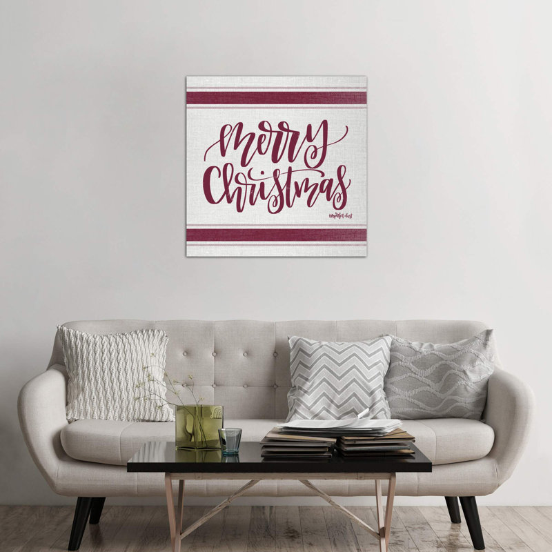 Merry Christmas by Imperfect Dust - Wrapped Canvas Print, 93.98 cm H x 93.98 cm W x 1.91 cm D