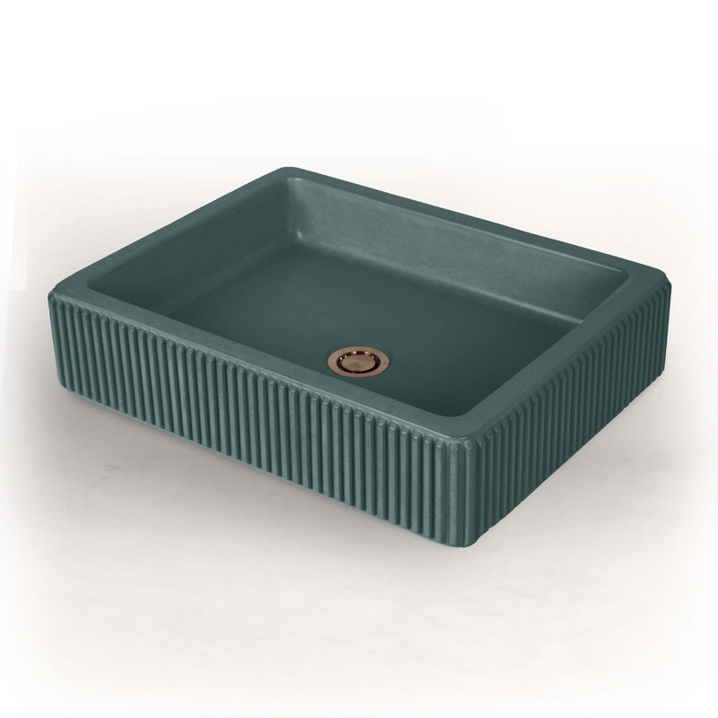 Newterra 17.38 in. L Bathroom Sink, Forest