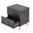 Espresso 2-Drawer Rectangular Accent Table