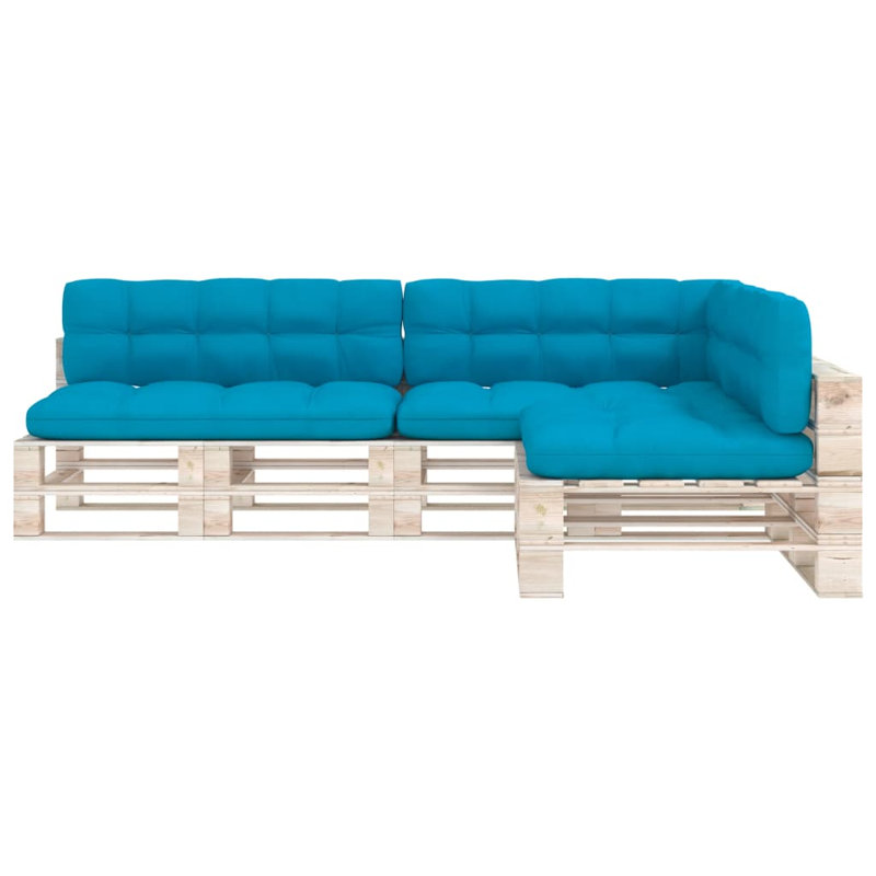 Coussin de siège / dossier d'extérieur VidaXL, Bleu