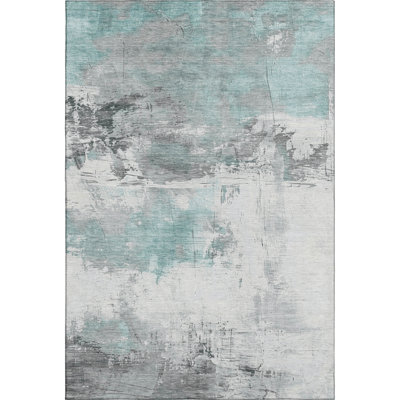Premium Machine Washable Mehara AMF1685 Abstract Rug