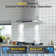 VIKIO 36" 600 CFM Ducted Wall Mount Range Hood in Stainless Steel with LED Lights, Baffle Filter and Gesture control