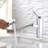 Chrome Single Handle Bathroom Faucet With Pull-Out Sprayer-123298065-123298066