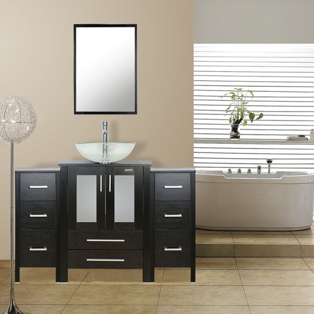 Bathroom vanity and 2024 sink combo