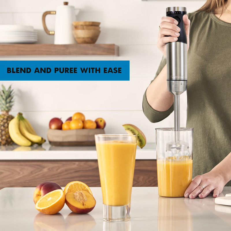 Kenmore Variable Speed Hand Immersion Blender with Food Chopper and Whisk
