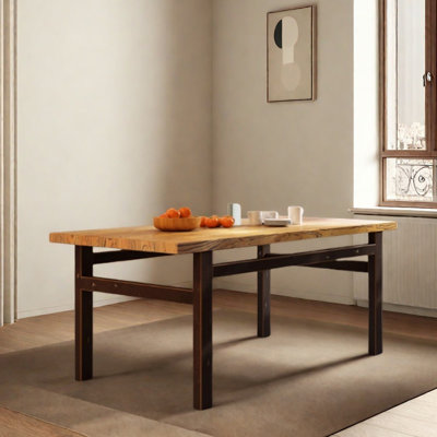 Table rectangulaire en bois vieilli Old Elm