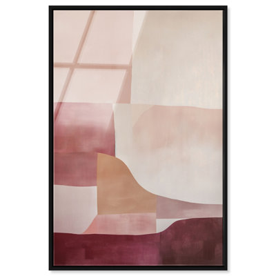 Ruby Dreams II High-Gloss Frameless Acrylic Glass Wall Art Abstract Print by Oliver Gal, Ready to Hang, 10 x 15
