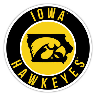 Iowa Bright Line - 16" Circle With State