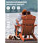 Chaise Adirondack en acier PEHD pliable-1833397266
