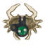 Bouton crabe bleu-15024136