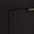 Granville 18" Nightstand In Black (2-Drawer)-882049342