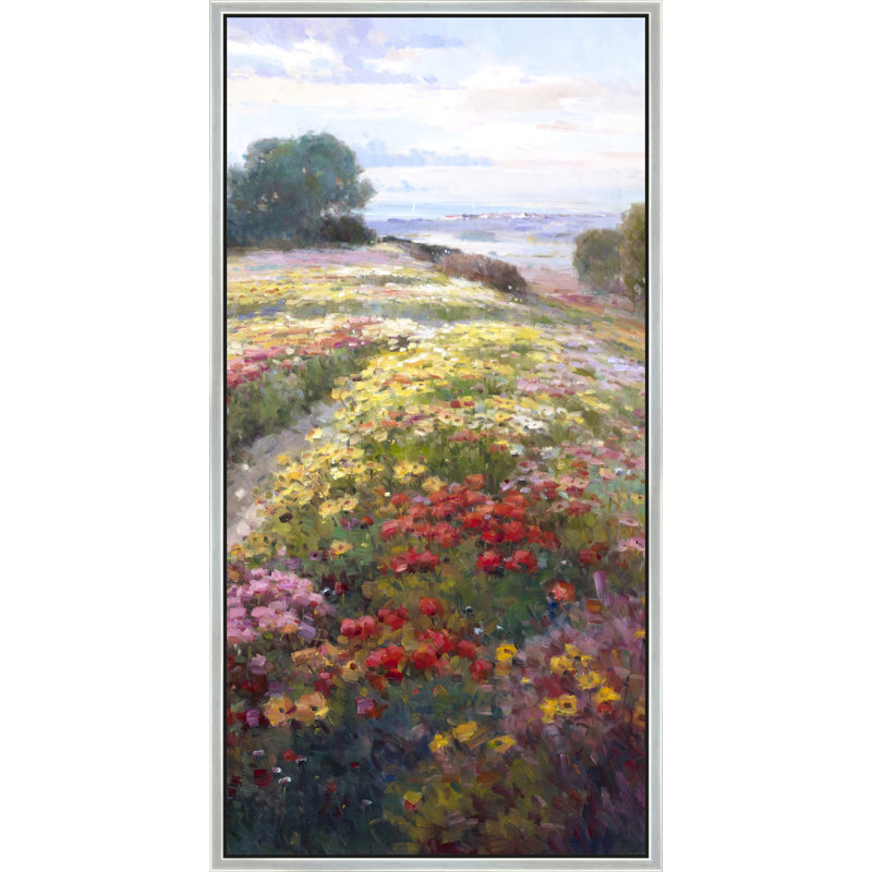 Whispers Of The Horizon Print, 56" H x 29" W, Silver
