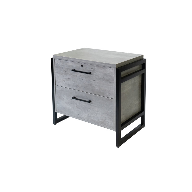34'' Wide 2 -Drawer File Cabinet, Gray