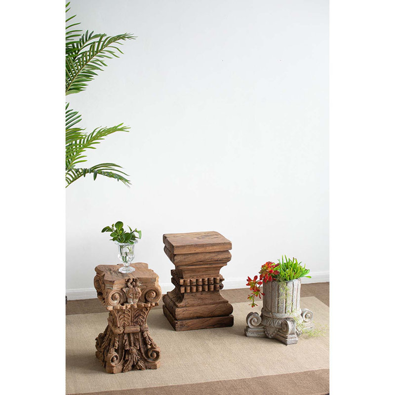 Dorell Solid Wood Accent Stool