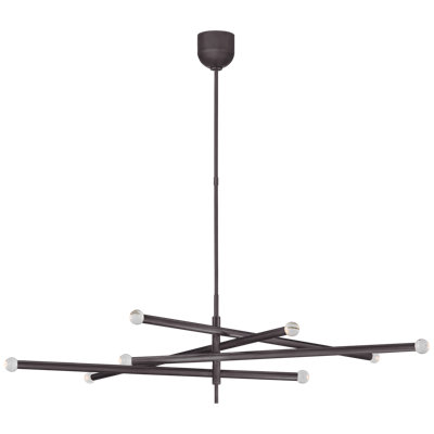 Kelly Wearstler Rousseau Grande Eight Light Articulating Chandelier