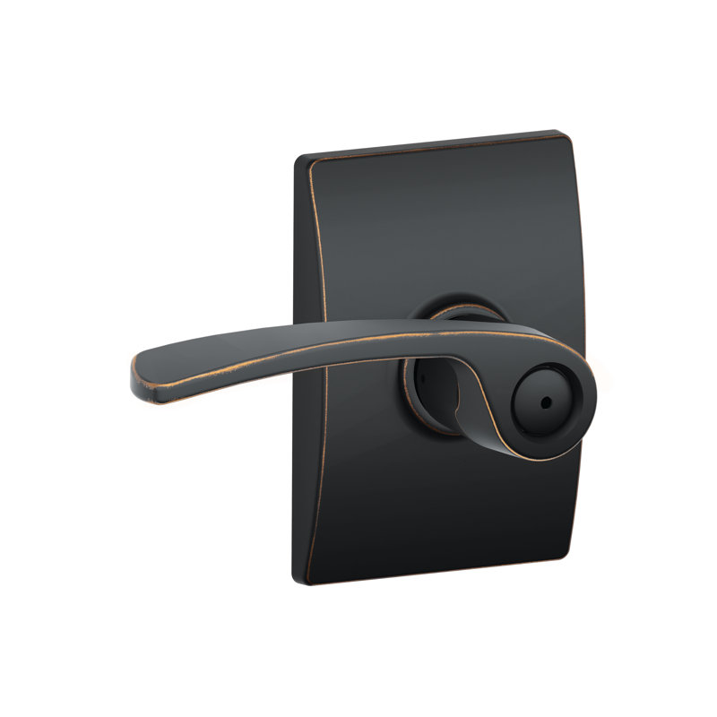 Poignée de porte Merano avec rosette Century, Bronze vieilli