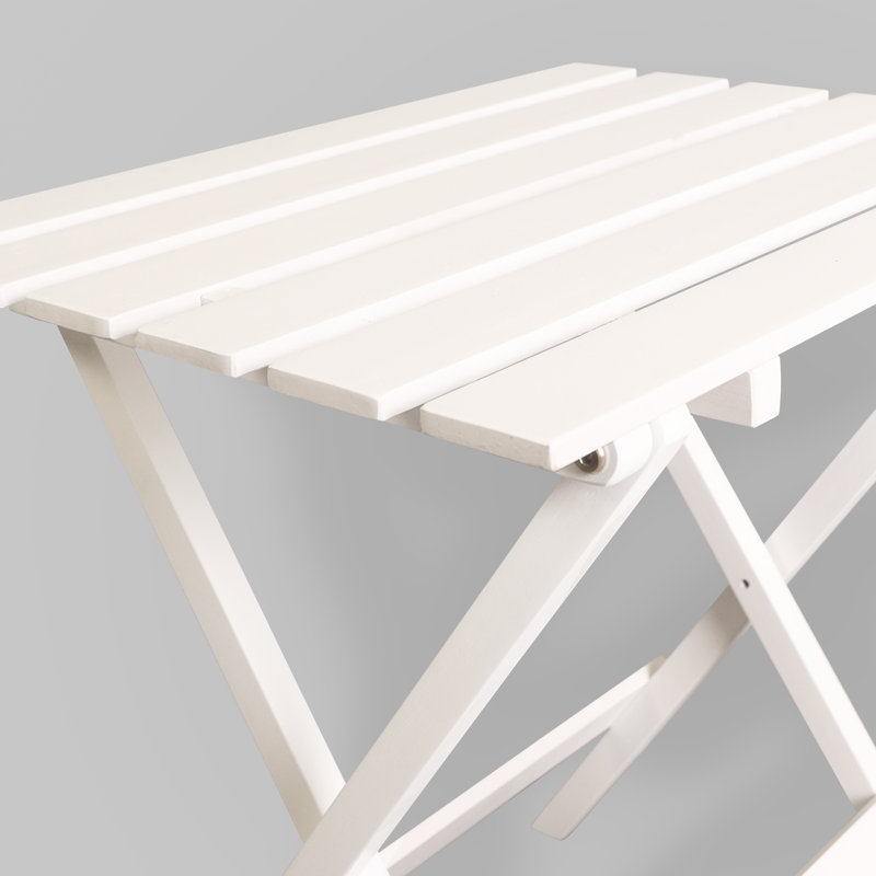 Table d'appoint Aubreonna, Blanc