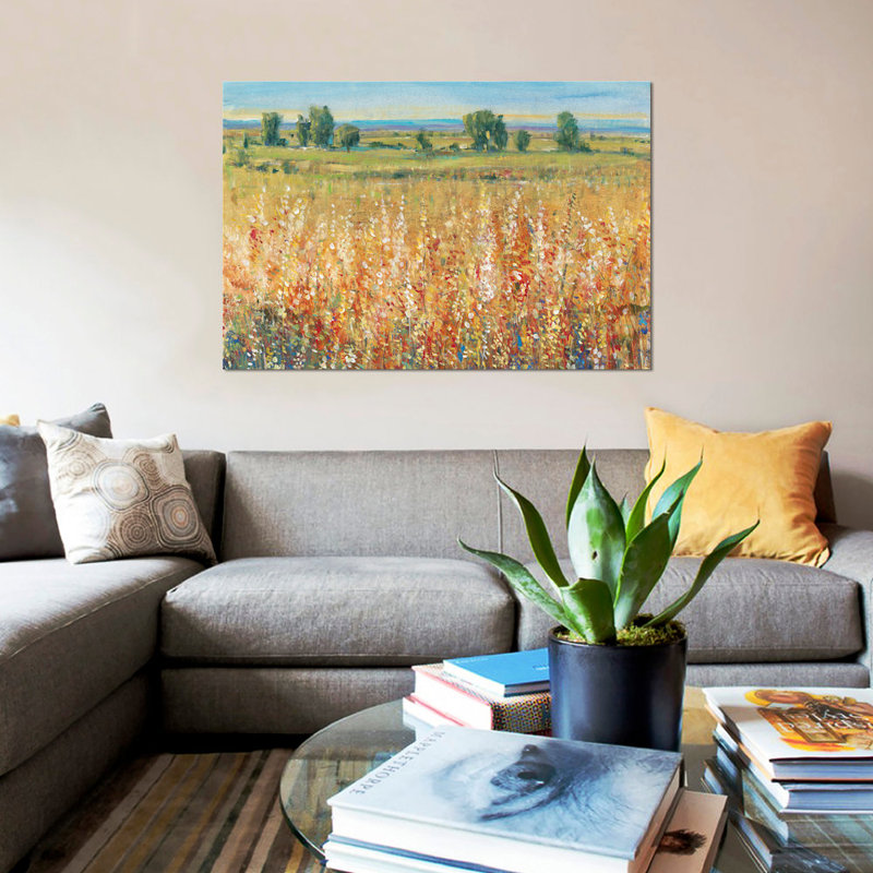«Field II» par Timothy O 'Toole - impression sur toile tendue, H 18 po x l 26 po x P 1,5 po, Toile tendue, Pas de tapis