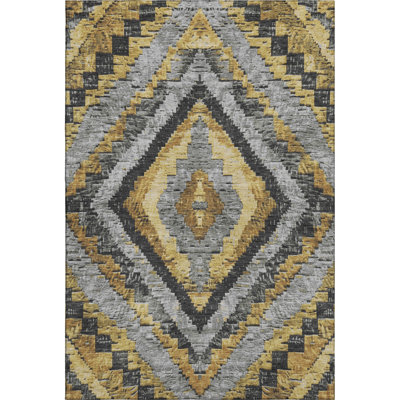 Premium Machine Washable Mayfield AMF1890 Aztec Rug