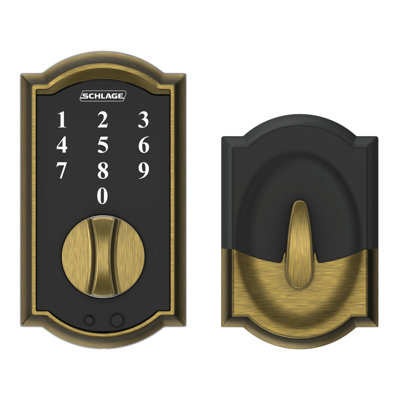 Schlage Touch Keyless Touchscreen Deadbolt with Camelot Trim
