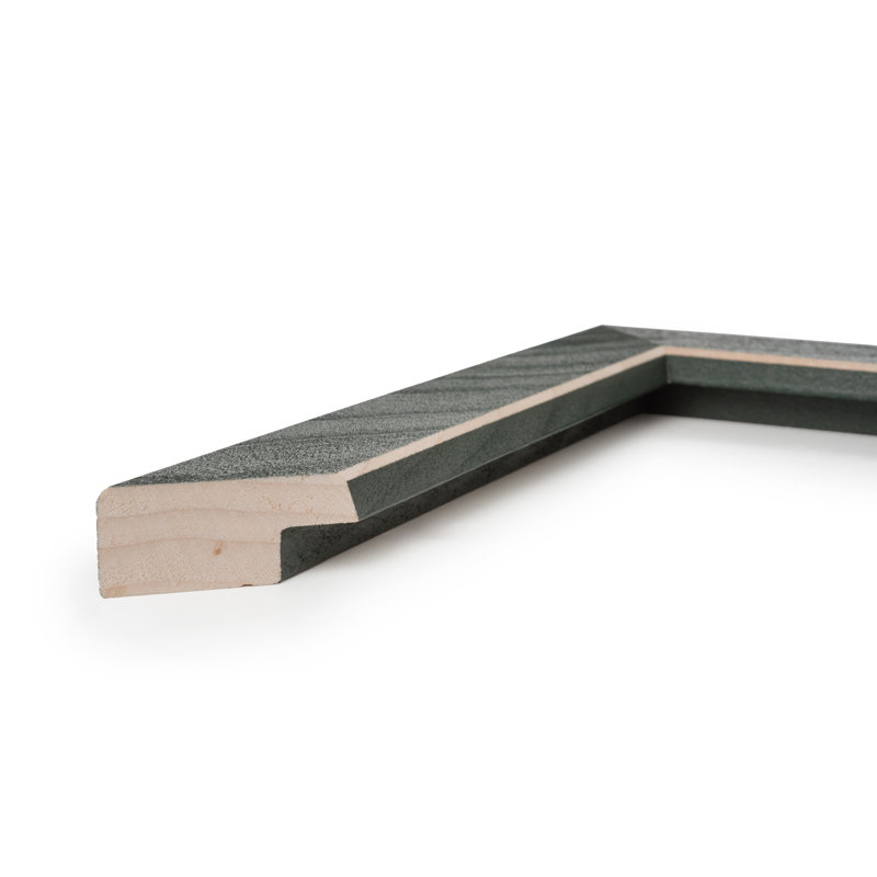 Cadre photo simple Clean Cut, Harwich, Vert, 11 po x 14 po emmêlé à 8 po x 10 po