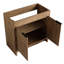 Armoire de salle de bain moderne 36 po avec fonction - imitation chêne Bvb02436imo Poignées de meuble-lavabo en métal