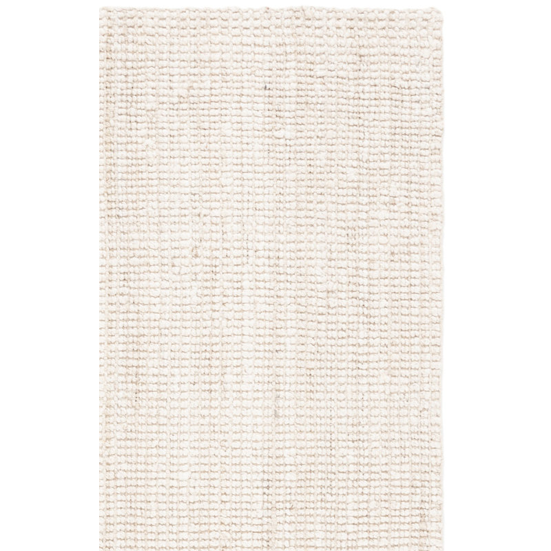 Debroh Handwoven Natural Jute Solid Color Rug, Carré 11 pi