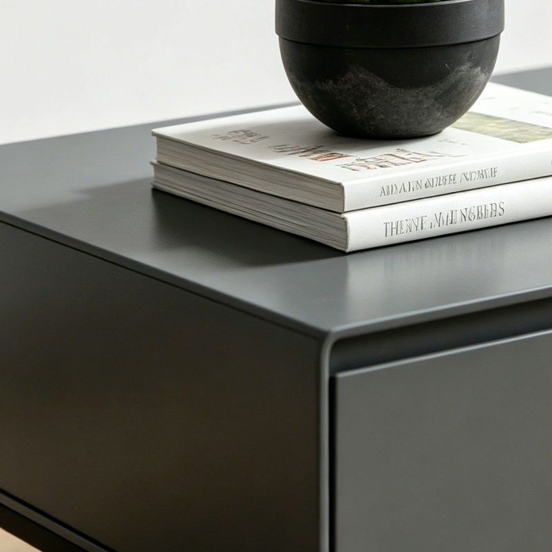 Table basse simple de luxe avec tiroir, 15.74" H x 51.18" W x 27.55" D