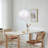 Julyus 1 - Light Single Globe Fabric Pendant-1907747308