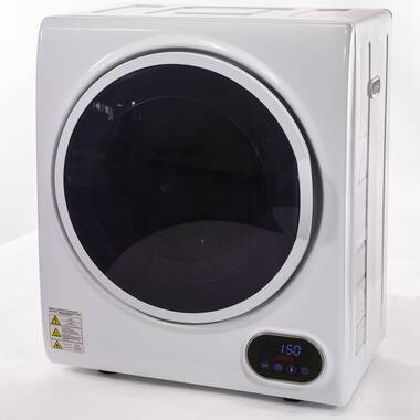  Magic Chef Compact Laundry Dryer Machine, Small Portable Dryer,  1.5 Cubic Feet, White : Appliances