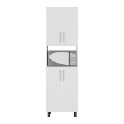 Garde-manger, 4 portes, 4 tablettes