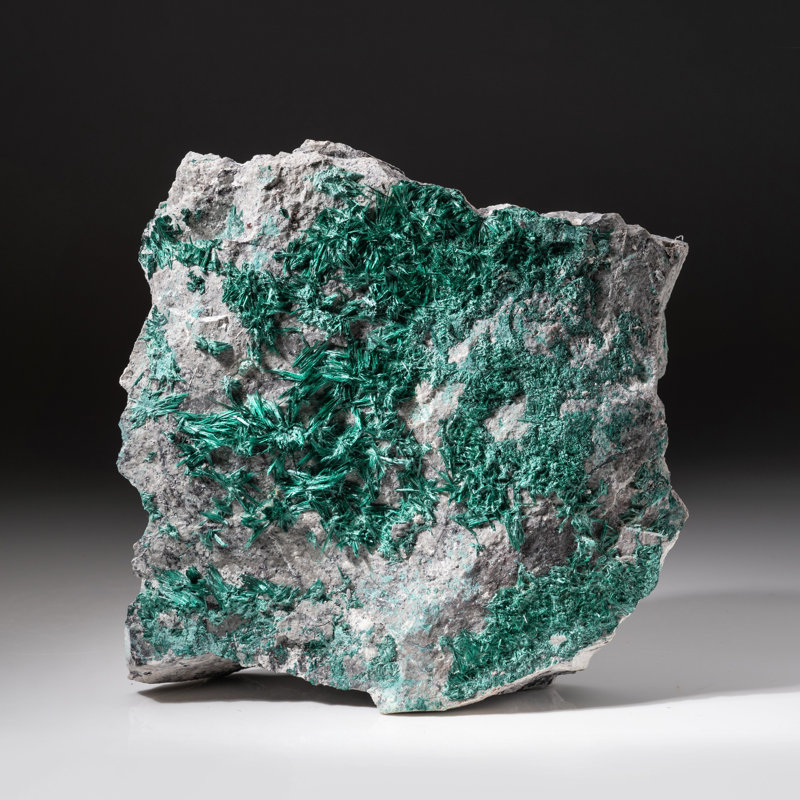 Genuine Brochantite Cluster