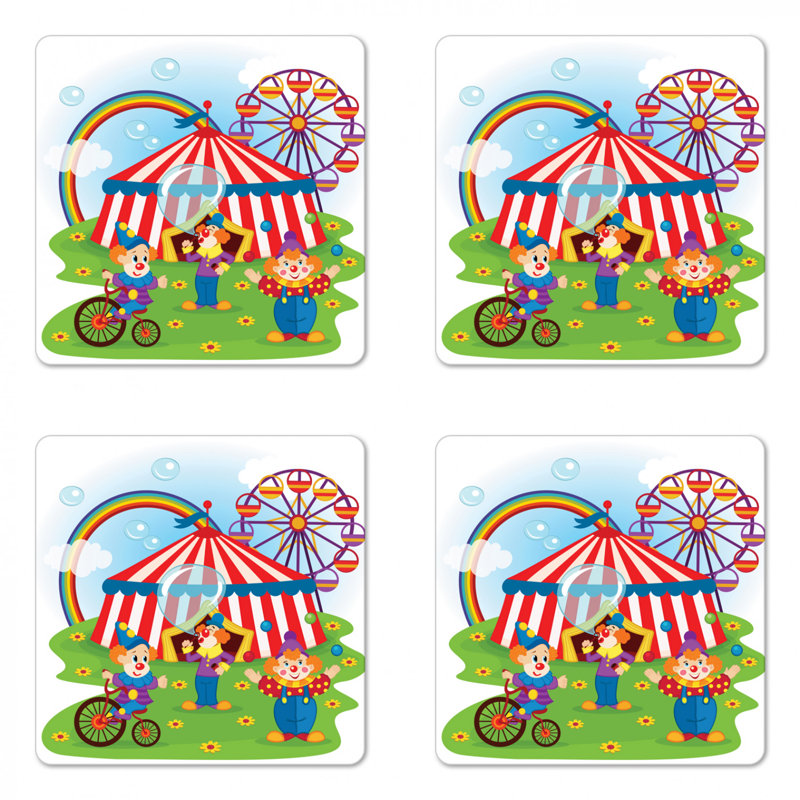 Square 4 Piece Coaster Set