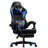 HLDIRECT Gaming Chair with Pocket Spring Cushion, Video Game Chair, Gaming Computer Chair, Ergonomic Chairs with Headrest and Lumbar Support for Adults, Swivel PU Leather Office Chair-110915887