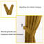 100% Velvet Blackout Curtains with Eyelets & Tie Backs-827647397-827647399