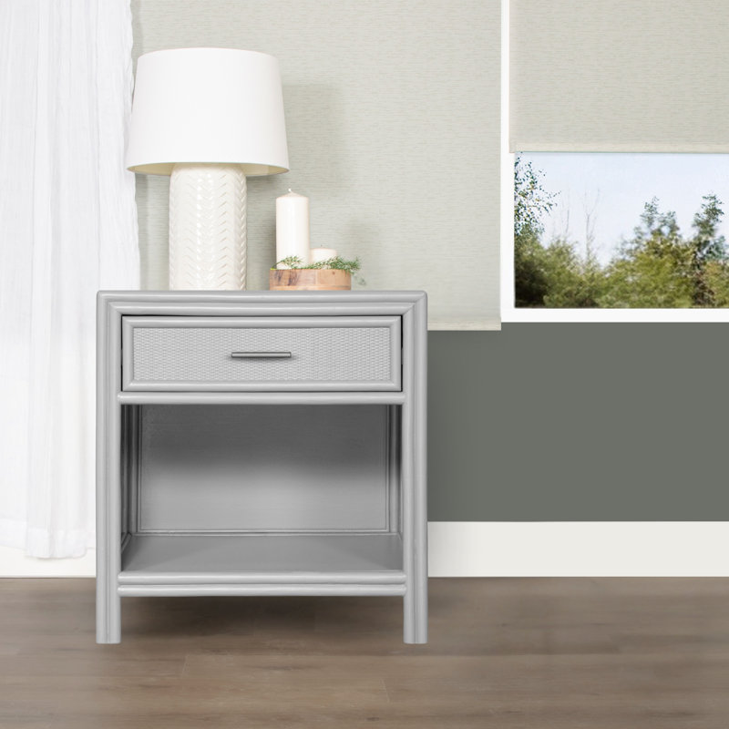 Aruba 1 - Drawer Nightstand, Citrus Orange