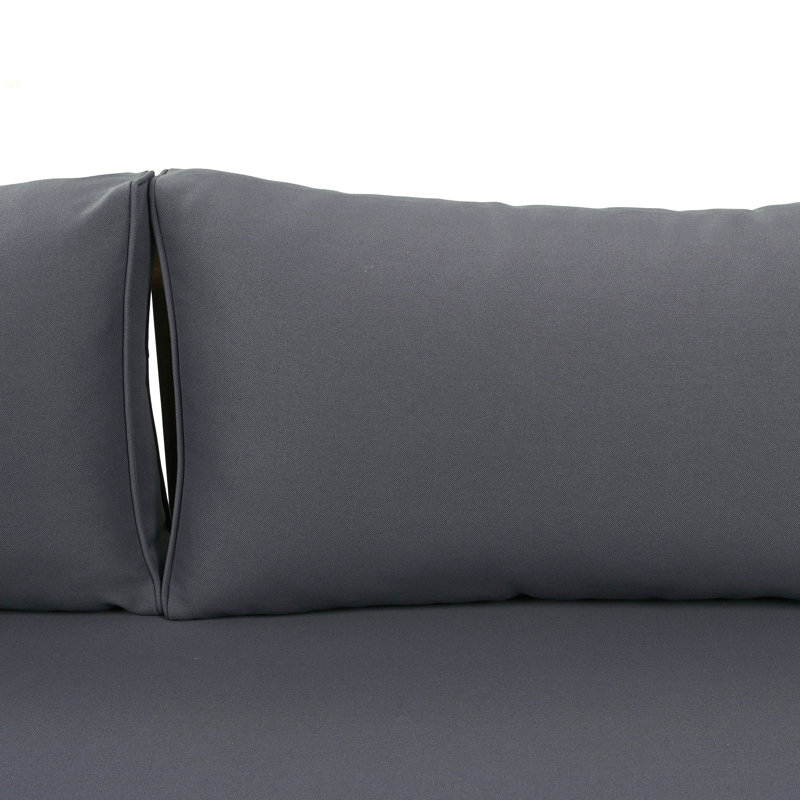 CLAREMONT 3 SEATER DAYBED (DARK GRAY), Dark Gray, Teak