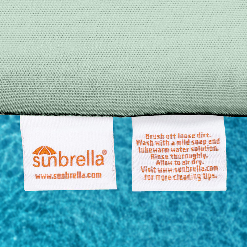 Sunbrella® Outdoor Ottoman Cushion, 3.5" H x 23.5" W x 20.5" D, Sunbrella® Canvas Spa